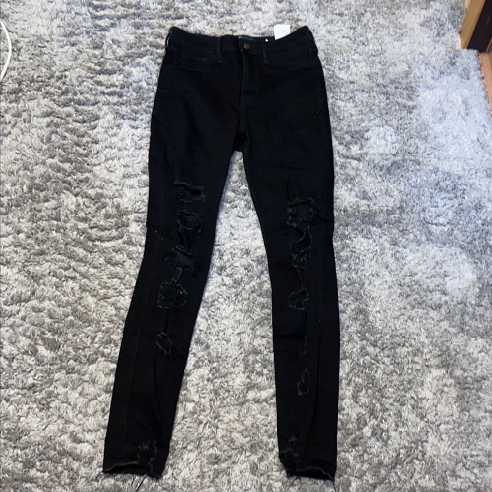 Black skinny jeans